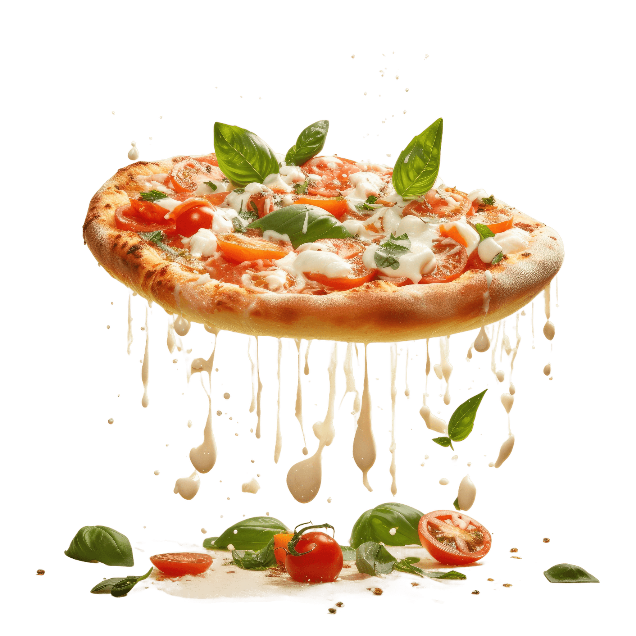 Picture with pizza