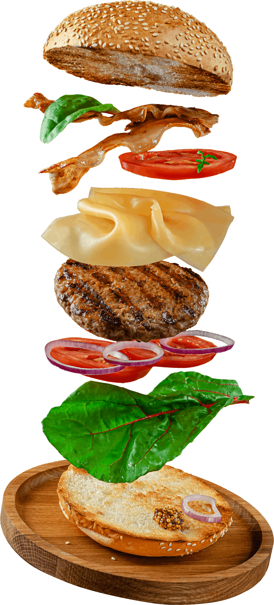 Picture of burger elements